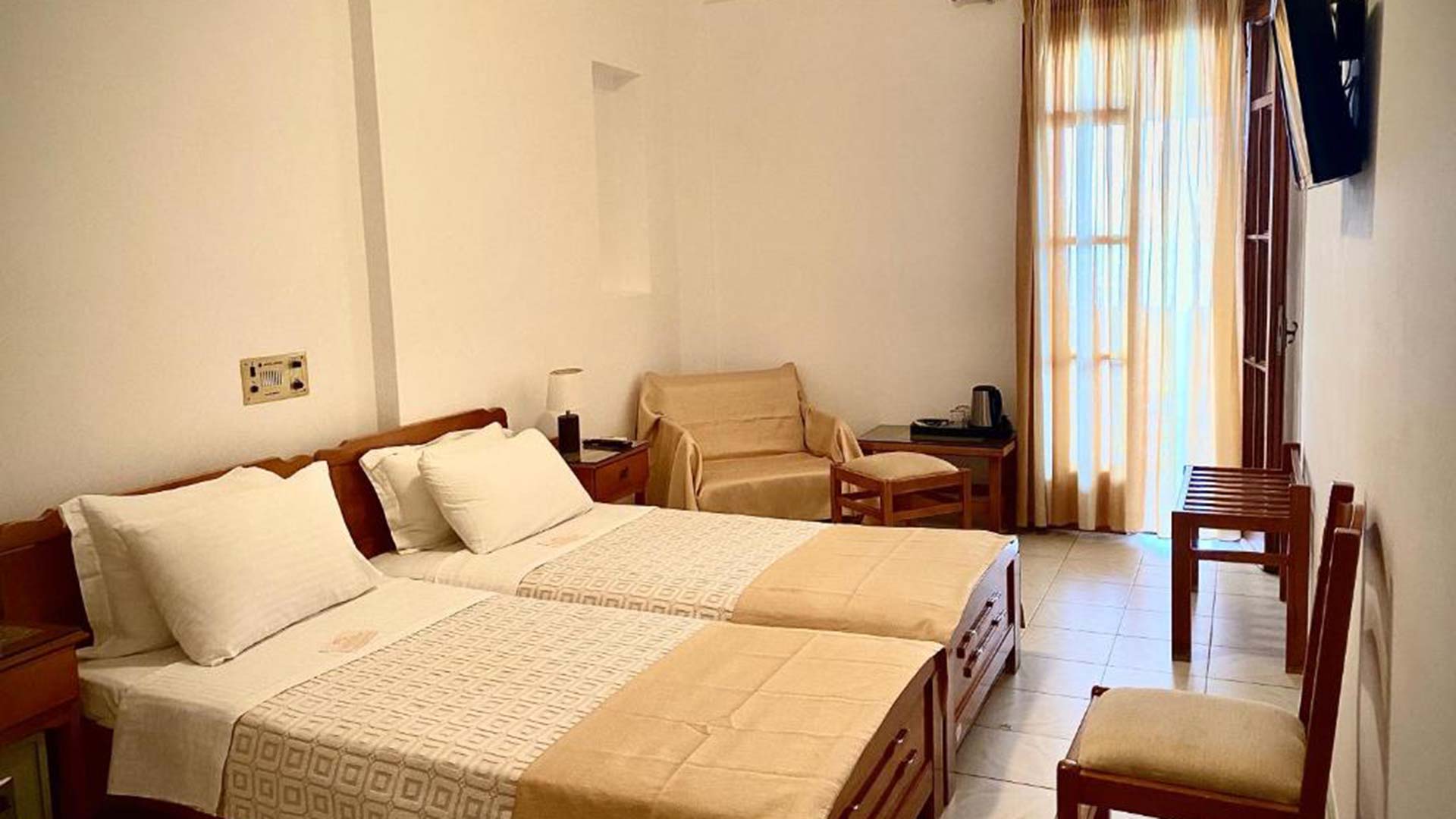 Intérieur de l'hôtel Asteri à Serifos