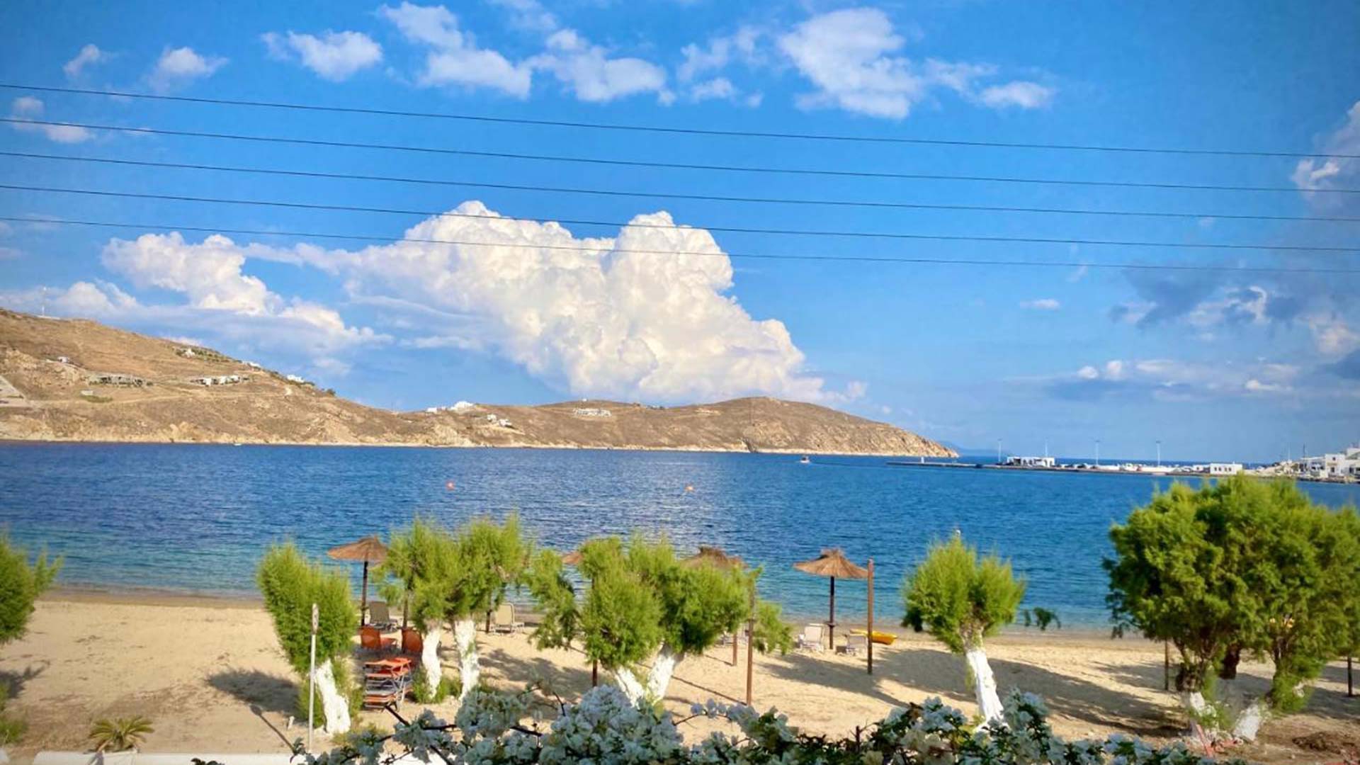 Chambres twin de l'hôtel Asteri à Serifos