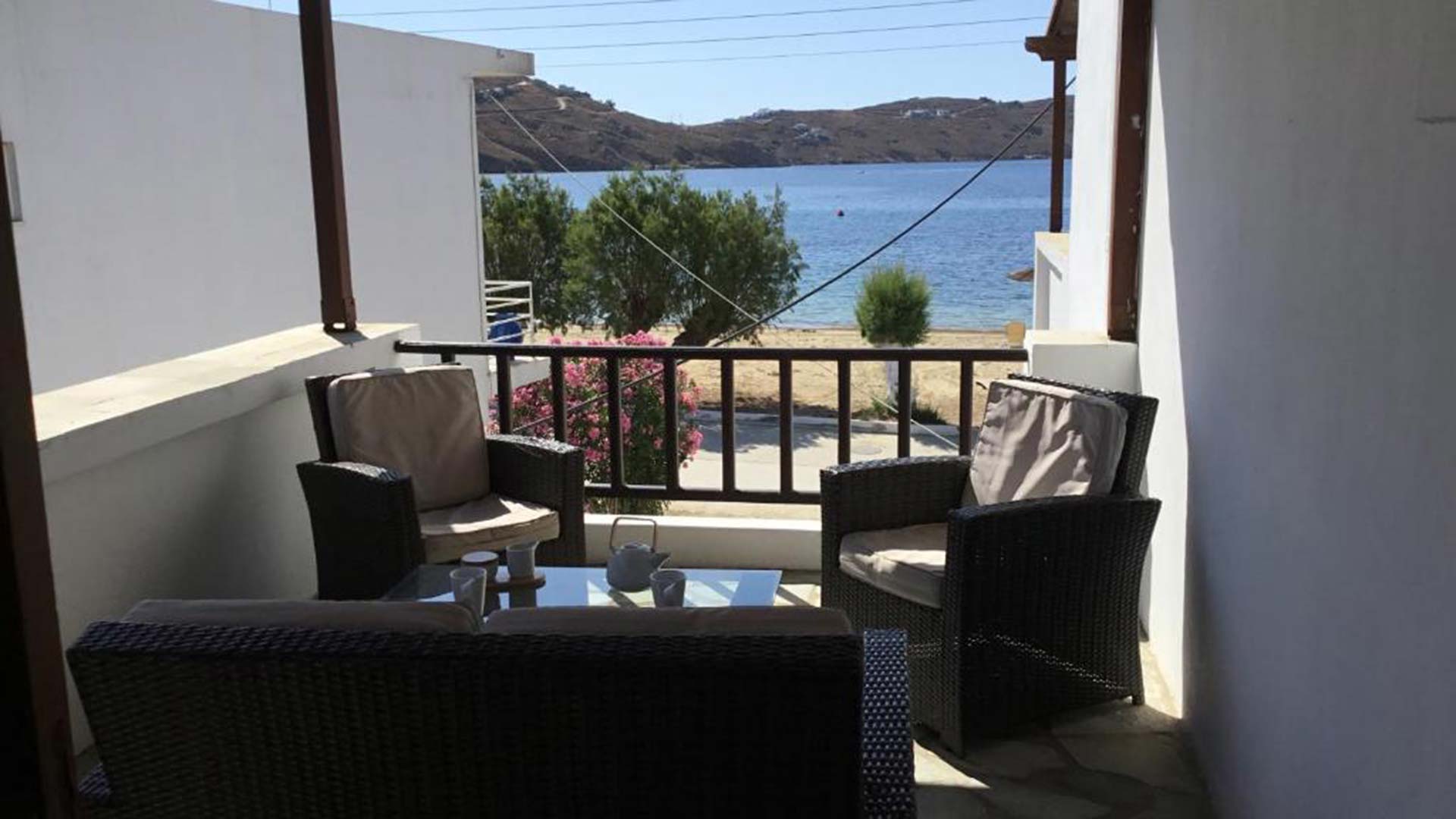 Chambres twin de l'hôtel Asteri à Serifos