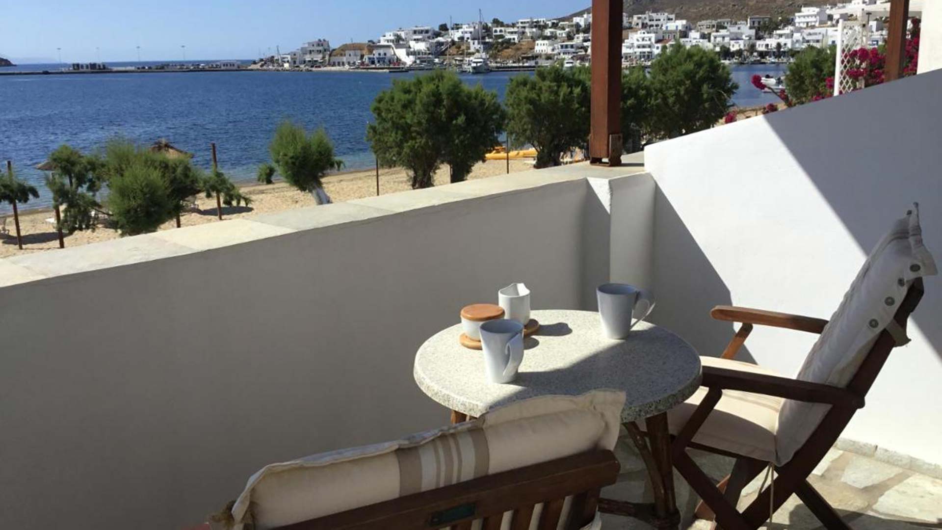 Chambres twin de l'hôtel Asteri à Serifos